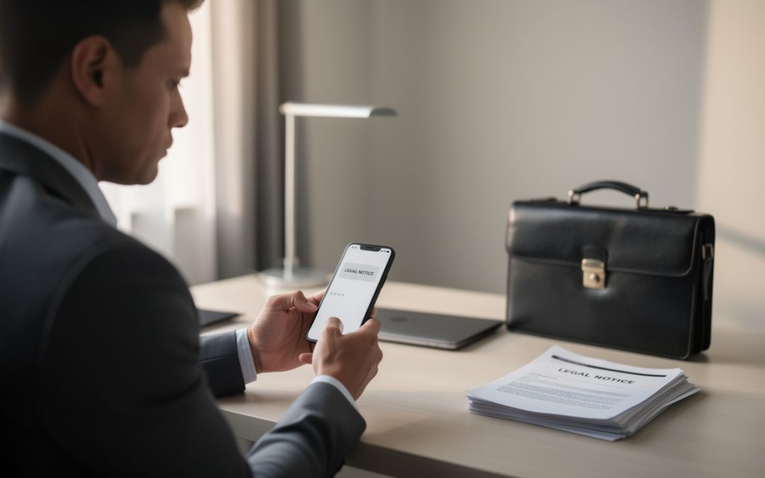 Un huissier peut-il vous contacter par sms : ce qu’il faut savoir