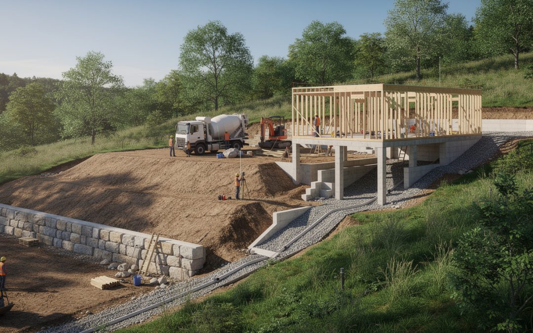 Comment construire une maison sur un terrain en pente sans erreur