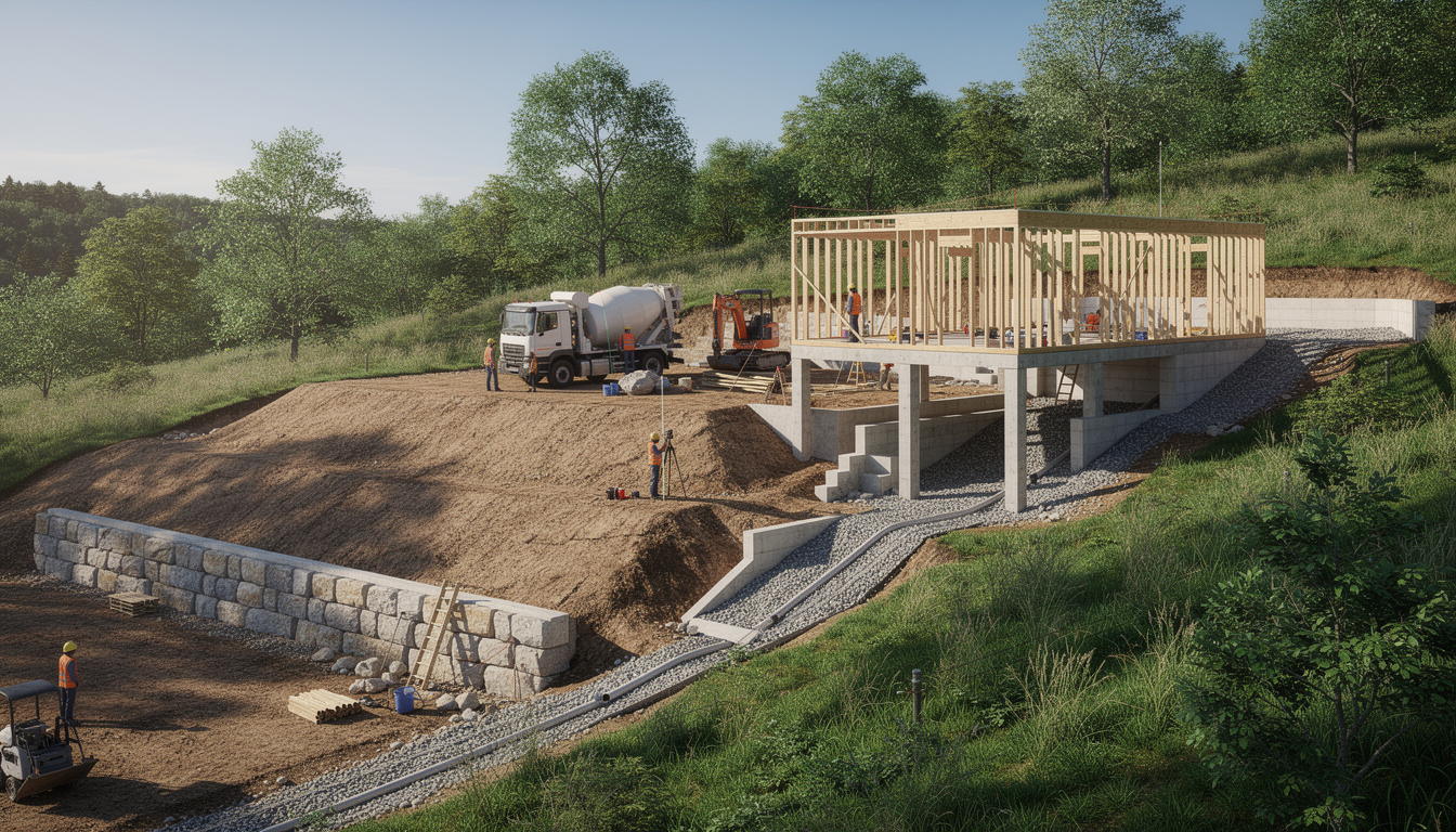 Comment construire une maison sur un terrain en pente sans erreur découvrez les étapes essentielles pour construire une maison sur un terrain en pente sans commettre d'erreurs, avec des conseils d'experts pour assurer stabilité et durabilité.