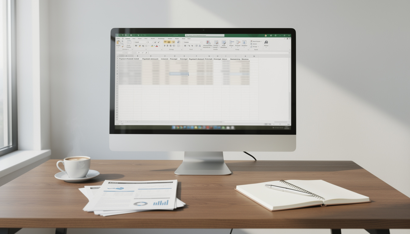 apprenez à créer facilement un tableau d'amortissement de prêt simple avec excel grâce à notre guide étape par étape, idéal pour gérer vos finances efficacement.
