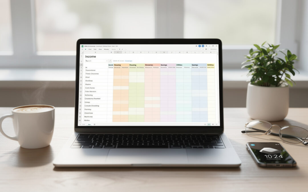 Gérer facilement son budget familial mensuel avec un tableau Excel