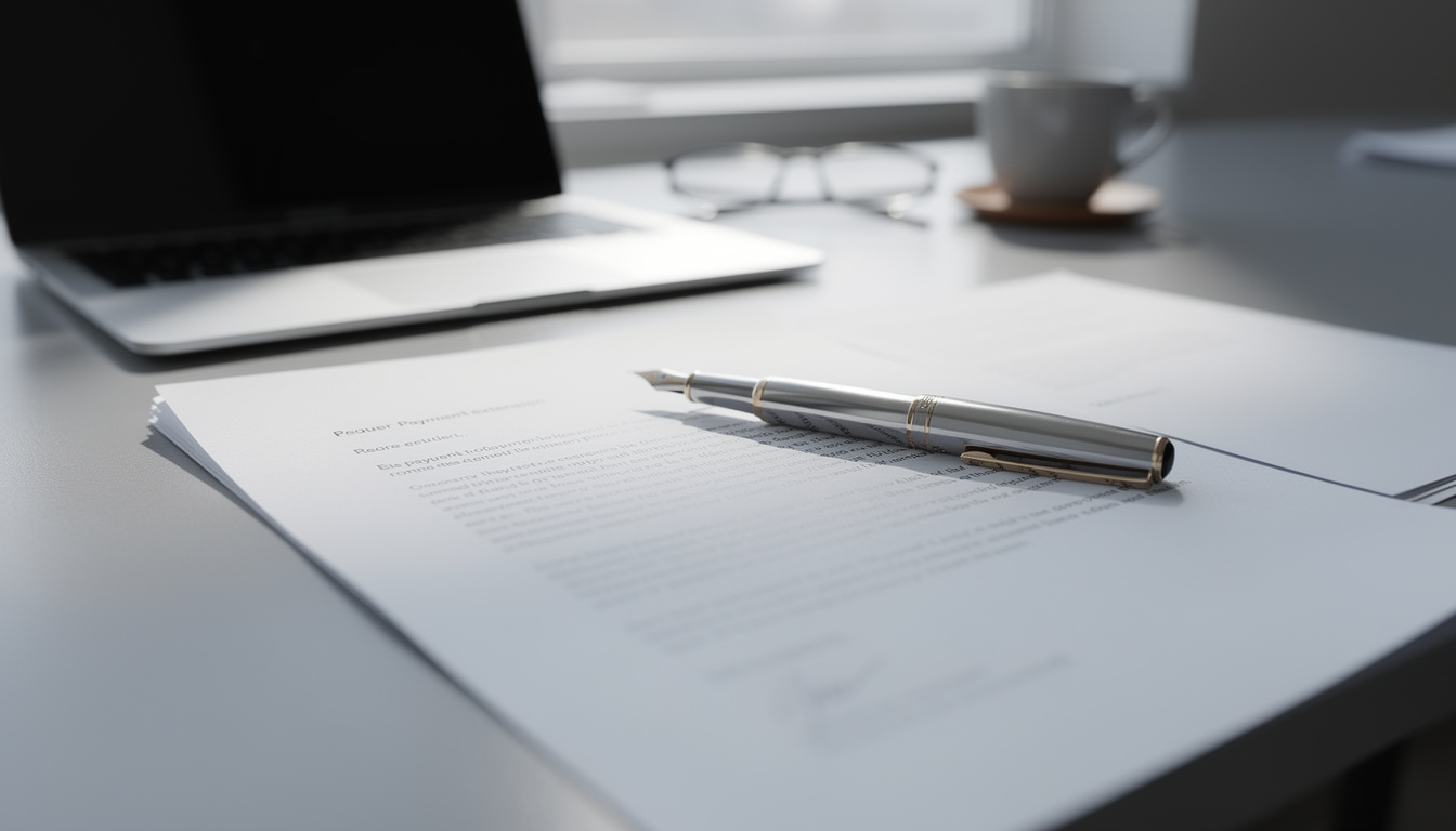 découvrez un modèle gratuit et des conseils pratiques pour rédiger une lettre de demande de délai de paiement efficace, adaptée à vos besoins professionnels ou personnels.