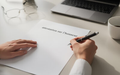 Modèle d’attestation sur l’honneur : comment le rĂ©diger facilement