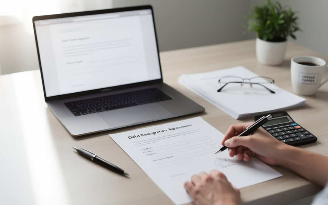 Modèle gratuit de reconnaissance de dette : comment le créer et l&rsquo;utiliser